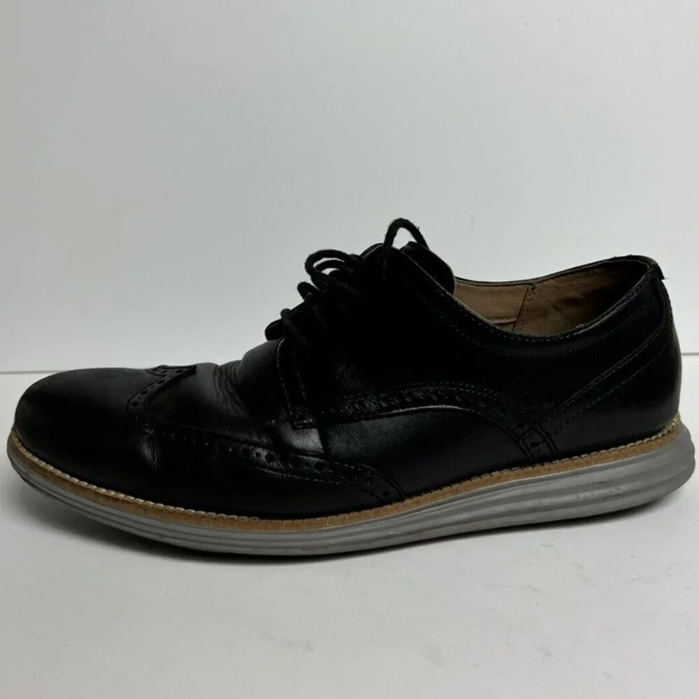 Cole Haan Mens Original Grand Shortwing Oxford Black 11.5 M